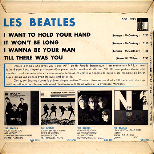 The Beatles France EP/Odeon#1