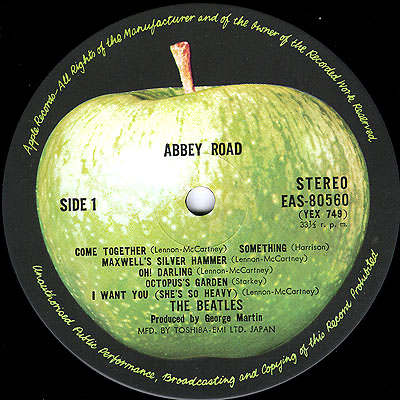 The Beatles Japanese LP/EAS-XXXXX Series #1