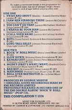 Cassette Audio K7 Vierge – The Beatles Rock 'n' Roll Music Vol.1, NEUVE Sous Blister