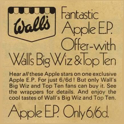 The Beatles U.K. EP/Apple_Walls