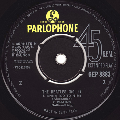 The Beatles U.K. EP/Original Compact Series #1