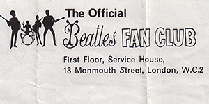 The Beatles U.K. Flexidisc/Fan Club Christmas Flexidisc