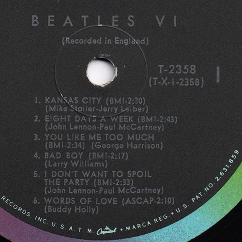 良音‼️US Capitol Rainbow『BEATLES VI 』ビートルズⅥ 最 安 価格CD・DVD・ブルーレイ - 良音‼️US Capitol Rainbow