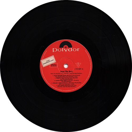 The Beatles Germany 10 inchi: Record Club Issue