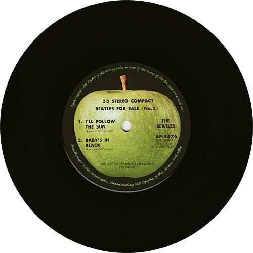 The Beatles Japanese EP/Original UK Series