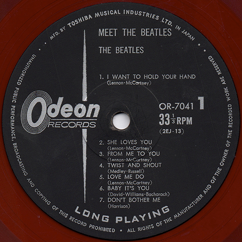 The Beatles Japanese LP Guide/Label History