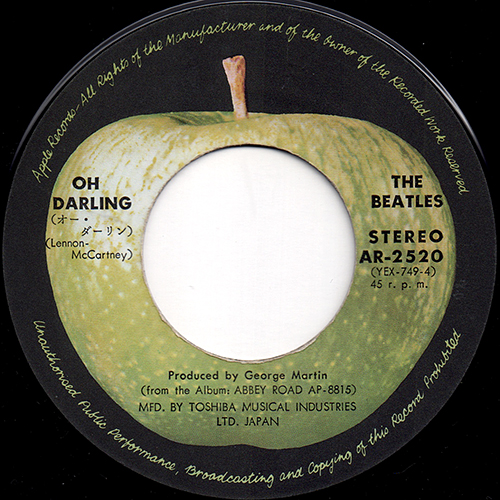 年末のプロモーション The Beatles Japanese Singles 1969-1970 洋楽