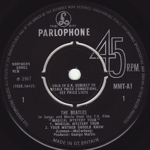 The Beatles U.K. EP/Magical Mystery Tour