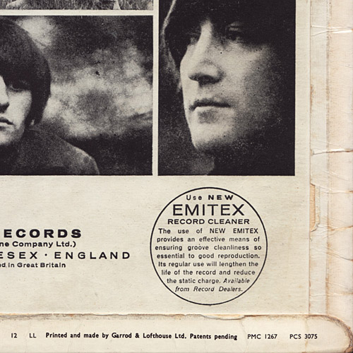 The Beatles U.K. Guide LP/Parlophone Album Cover/Rubber Soul