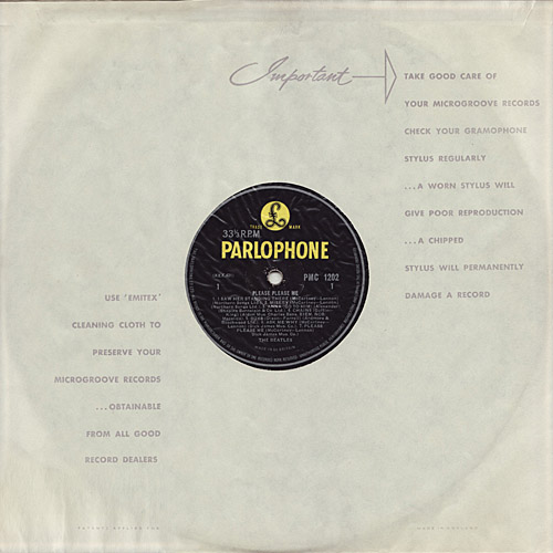 The Beatles U.K. LP Mono/Please Please Me