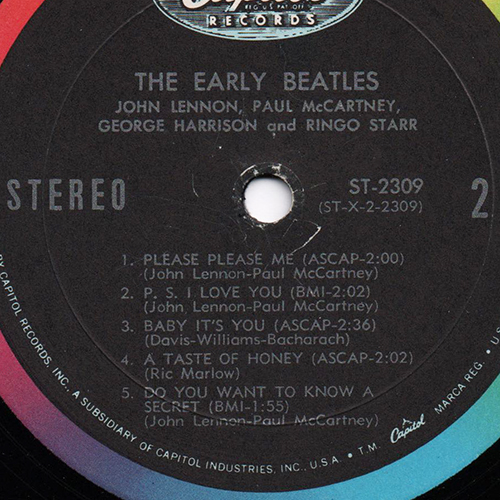 The Beatles U.S. LPs Capitol Stereo Released #2
